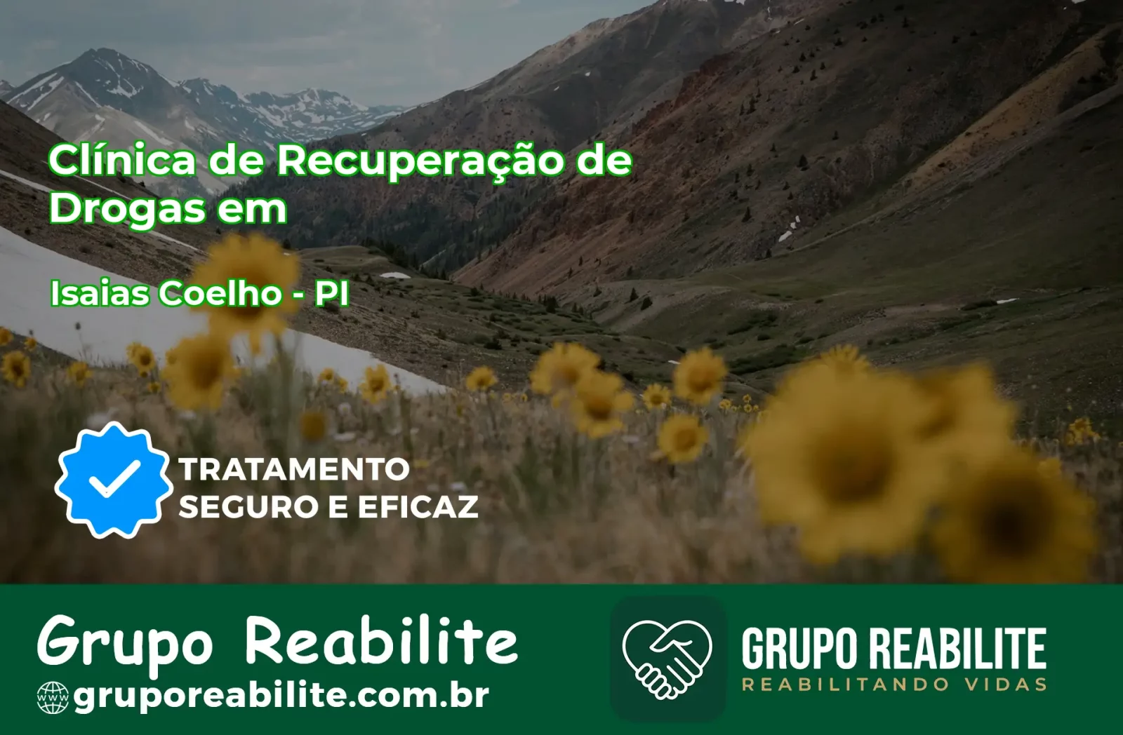 🚨 Clínica de Recuperação de Drogas em Isaías Coelho - PI