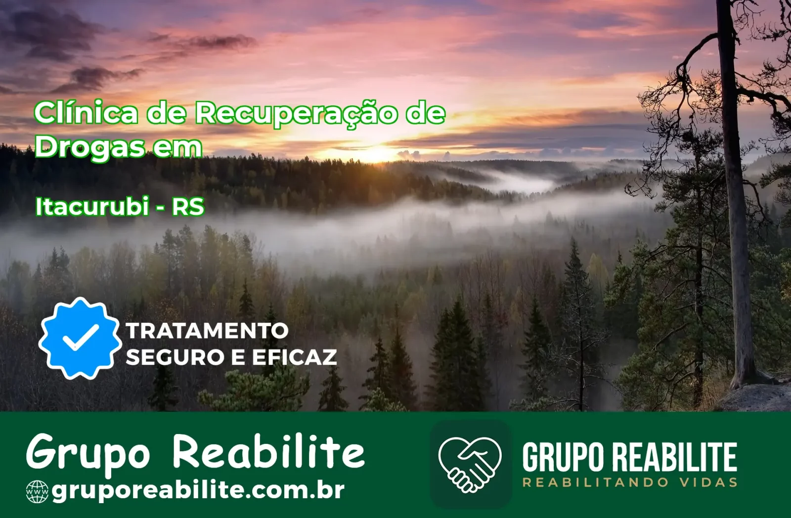 🚨 Clínica de Recuperação de Drogas em Itacurubi - RS
