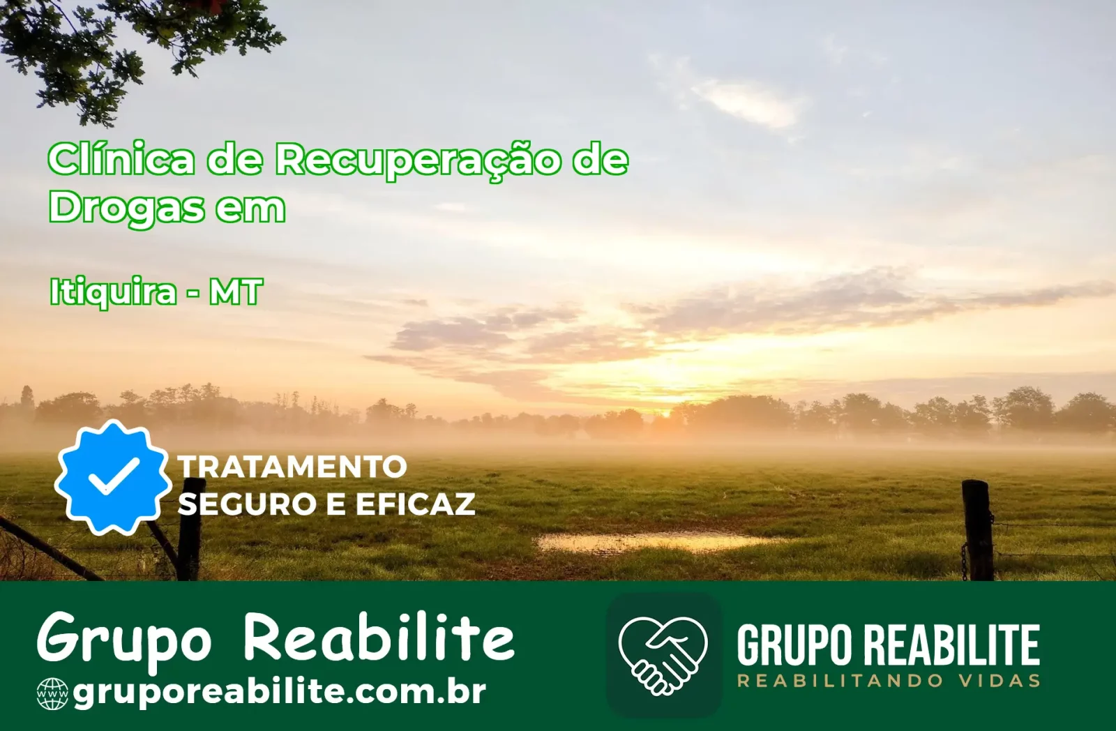 🚨 Clínica de Recuperação de Drogas em Itiquira - MT