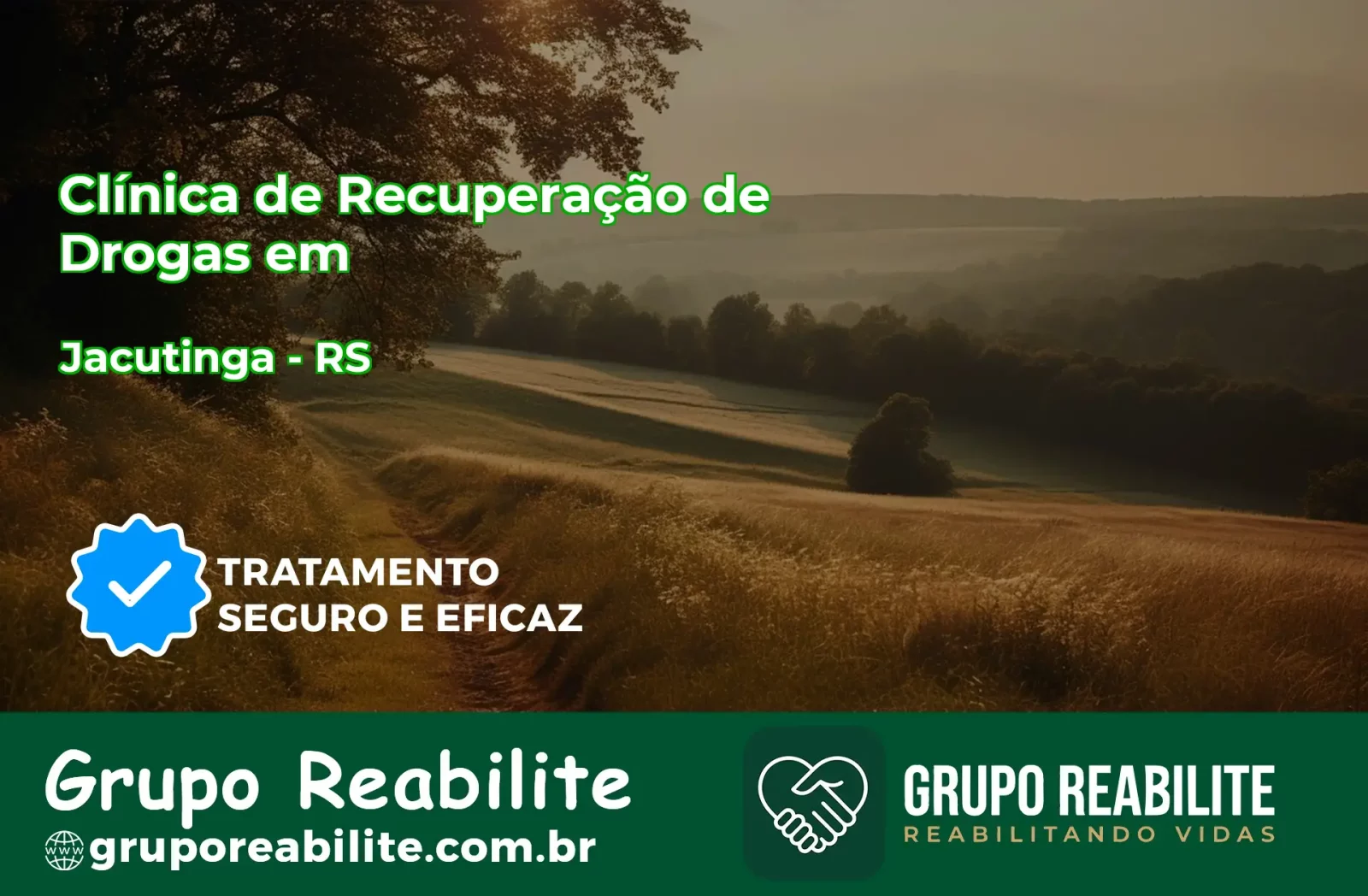 🚨 Clínica de Recuperação de Drogas em Jacutinga - RS