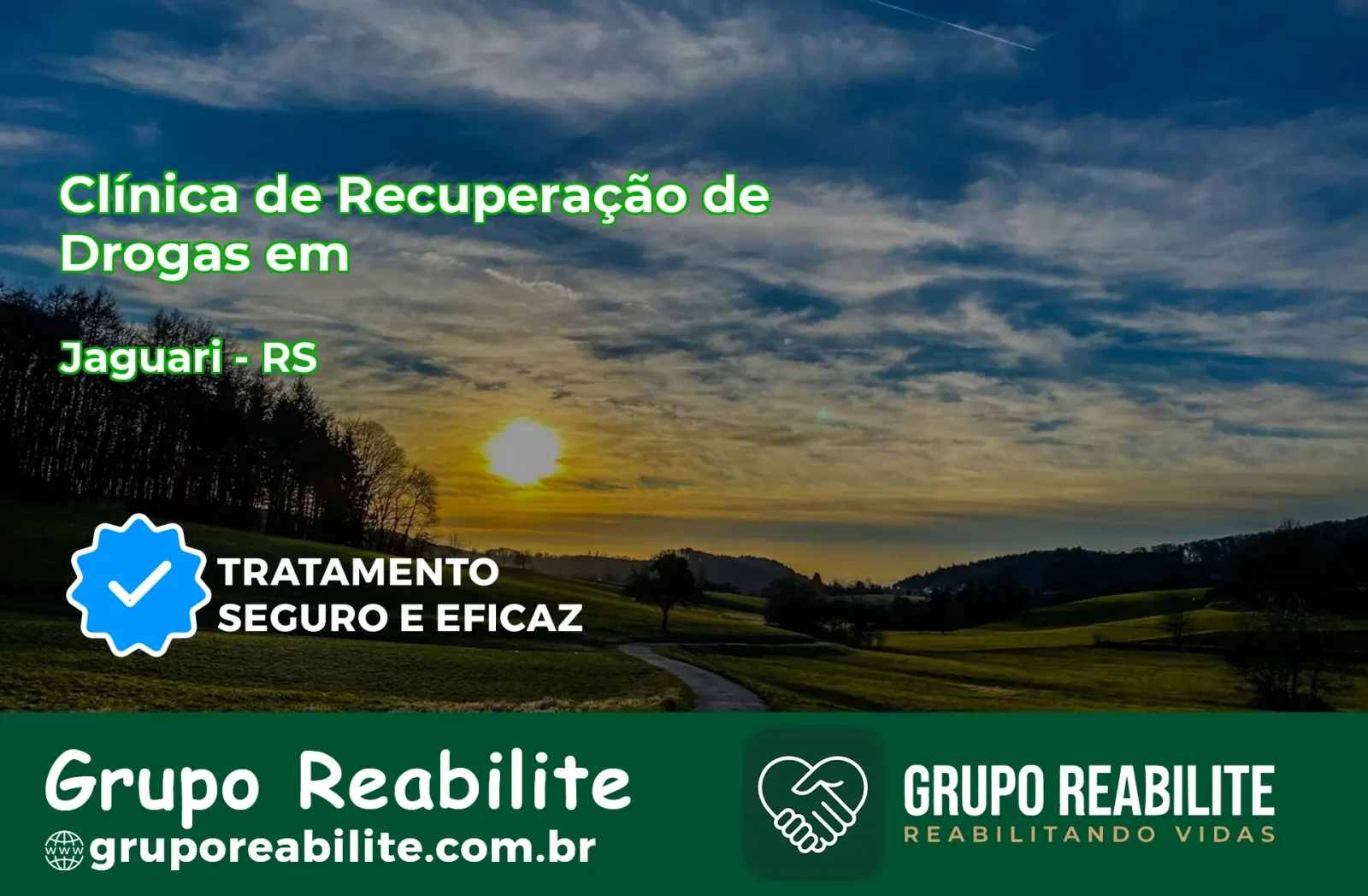🚨 Clínica de Recuperação de Drogas em Jaguari - RS