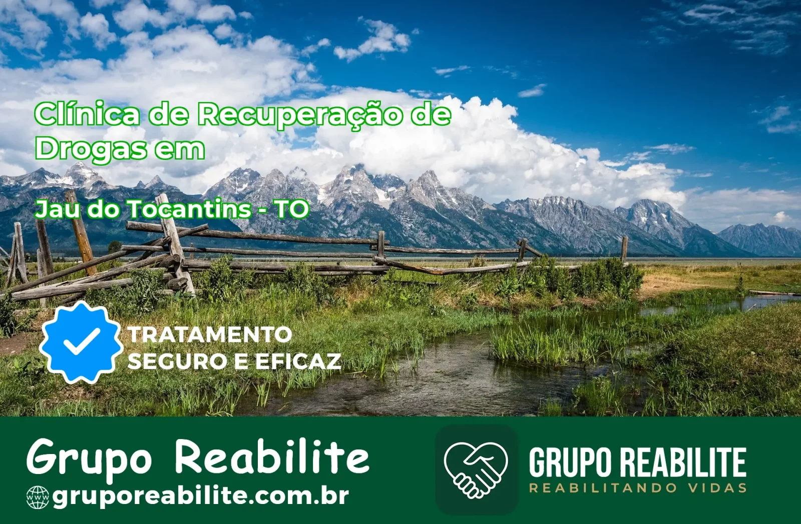 🚨 Clínica de Recuperação de Drogas em Jaú do Tocantins - TO