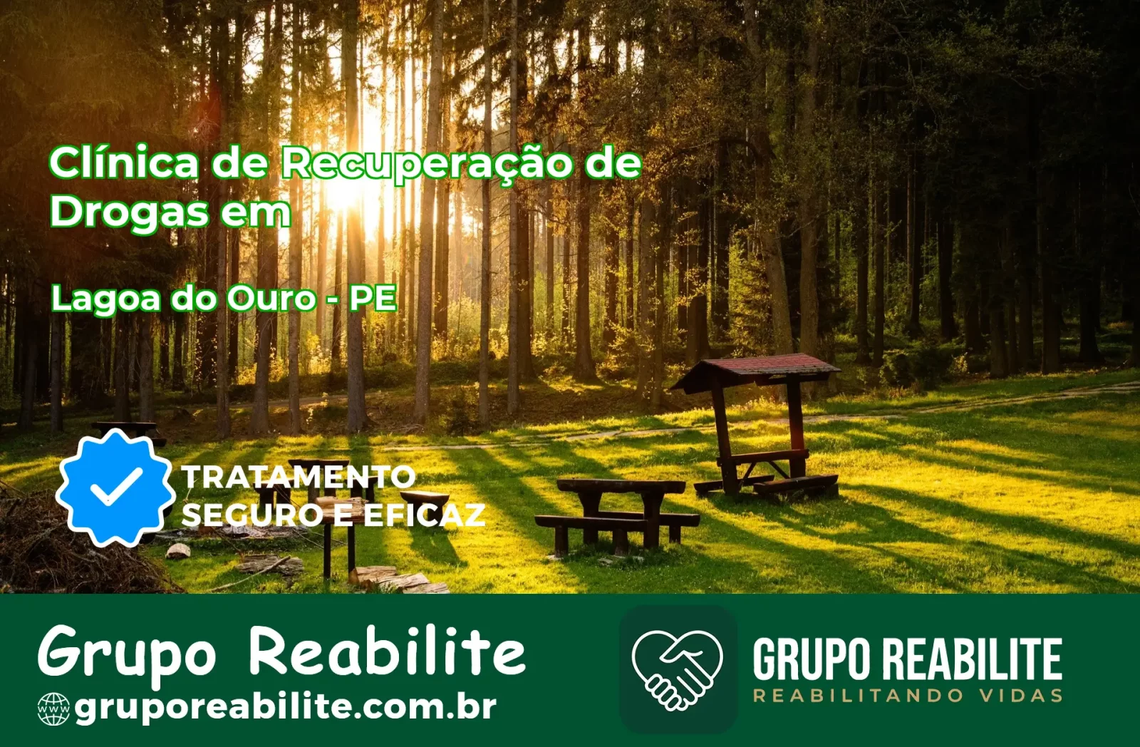 🚨 Clínica de Recuperação de Drogas em Lagoa do Ouro - PE