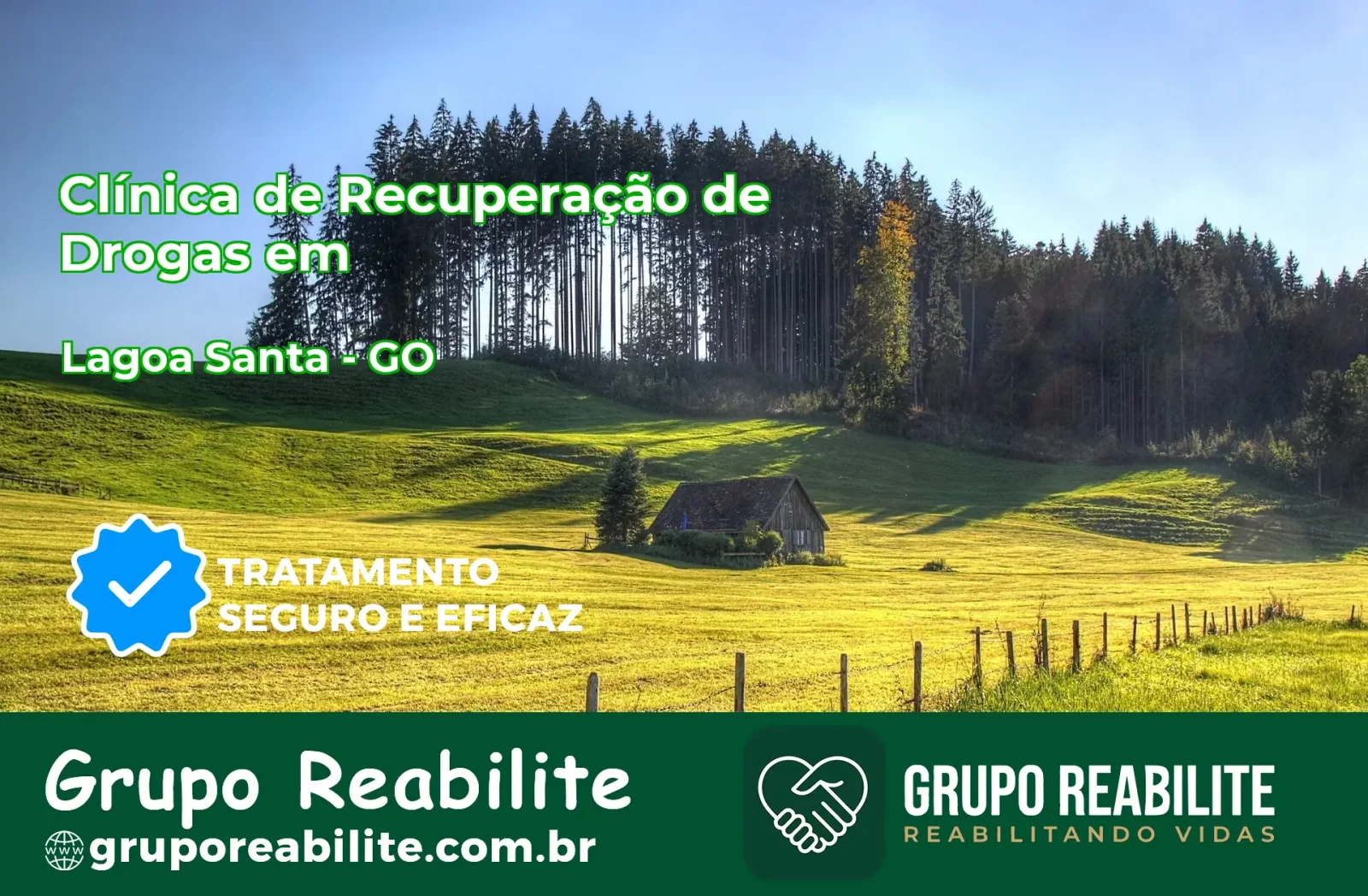 🚨 Clínica de Recuperação de Drogas em Lagoa Santa - GO