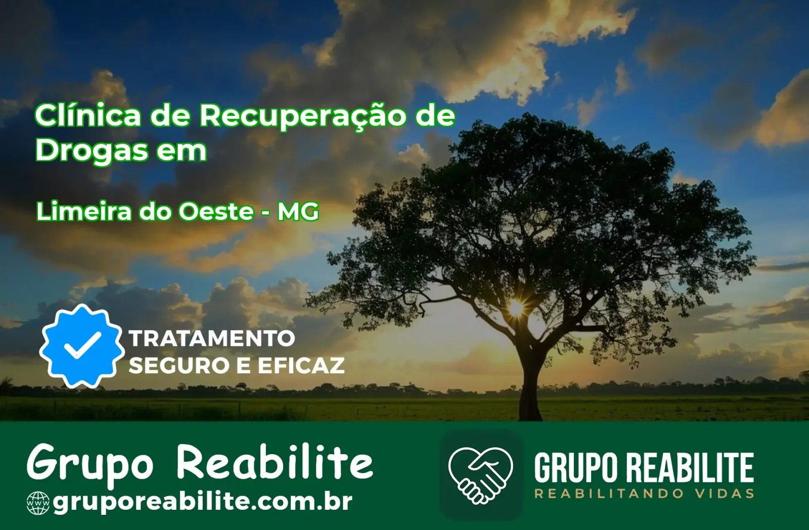 🚨 Clínica de Recuperação de Drogas em Limeira do Oeste - MG