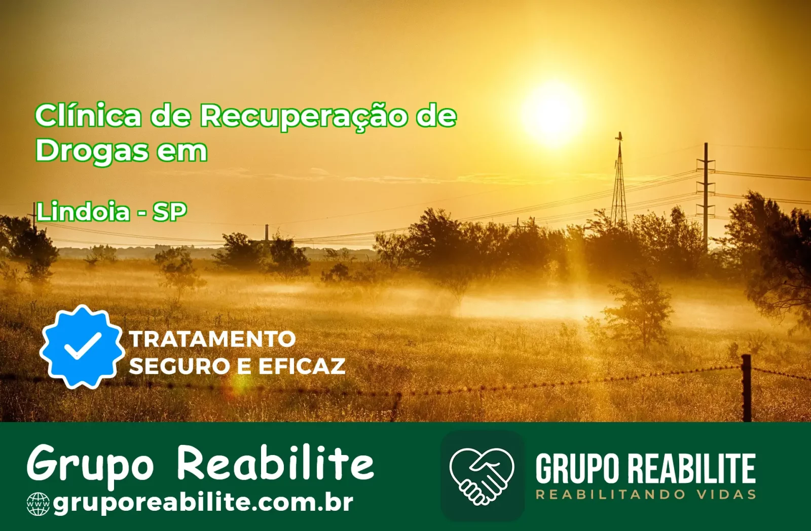 🚨 Clínica de Recuperação de Drogas em Lindóia - SP