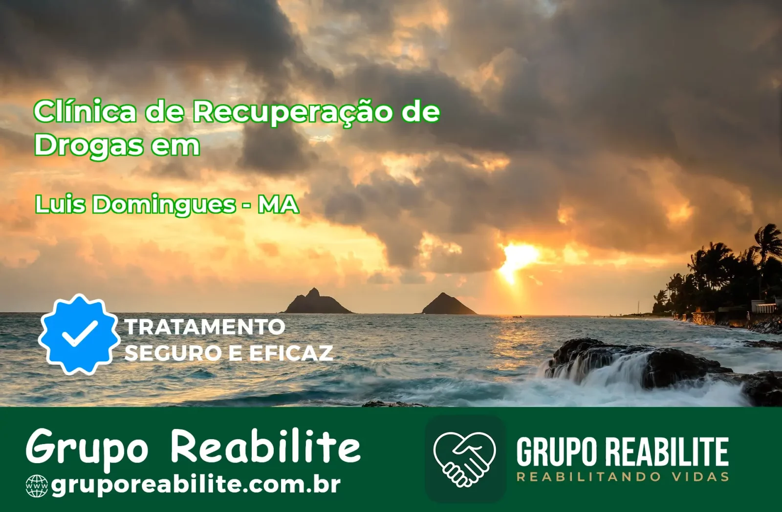 🚨 Clínica de Recuperação de Drogas em Luís Domingues - MA