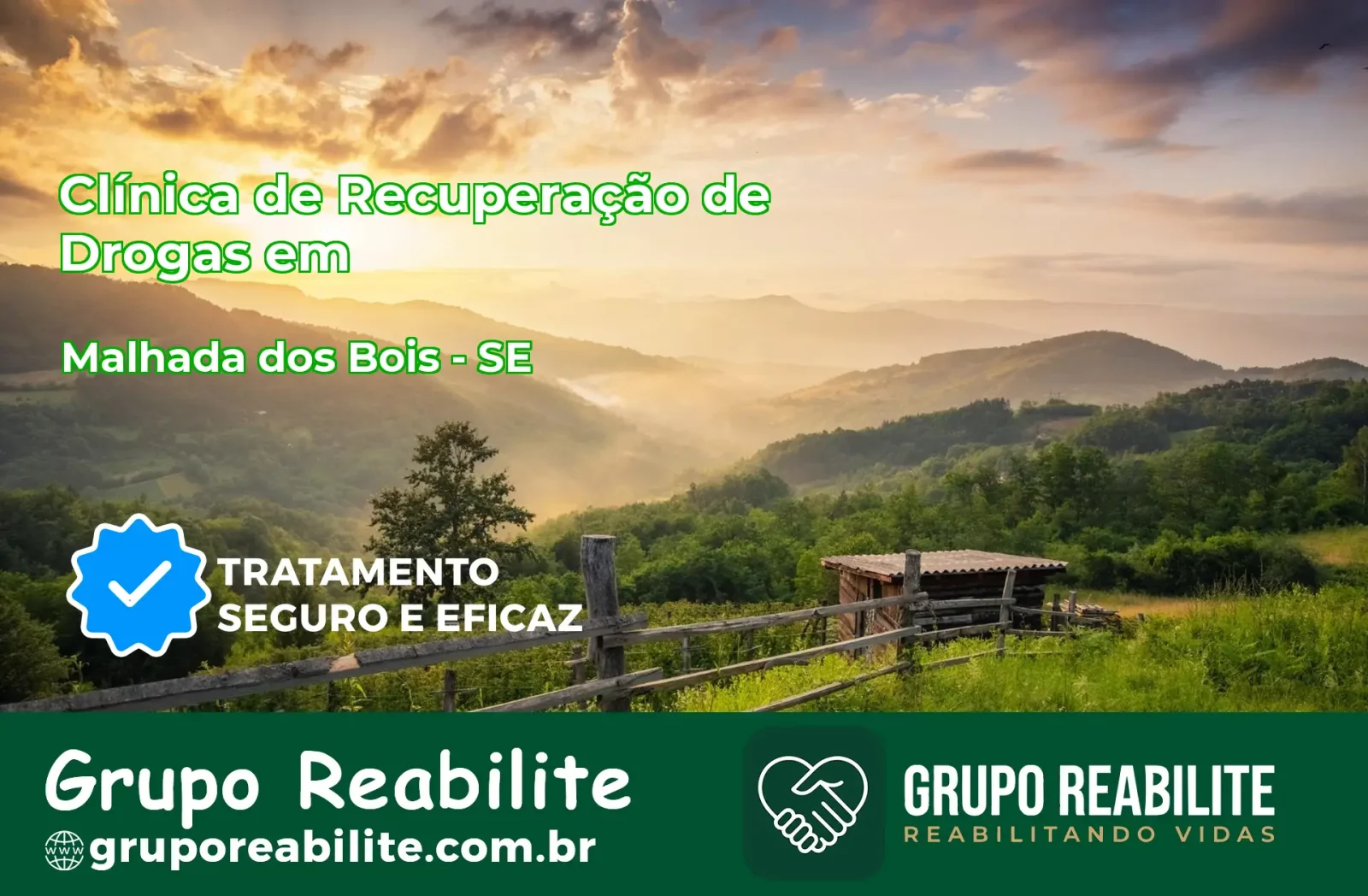 🚨 Clínica de Recuperação de Drogas em Malhada dos Bois - SE