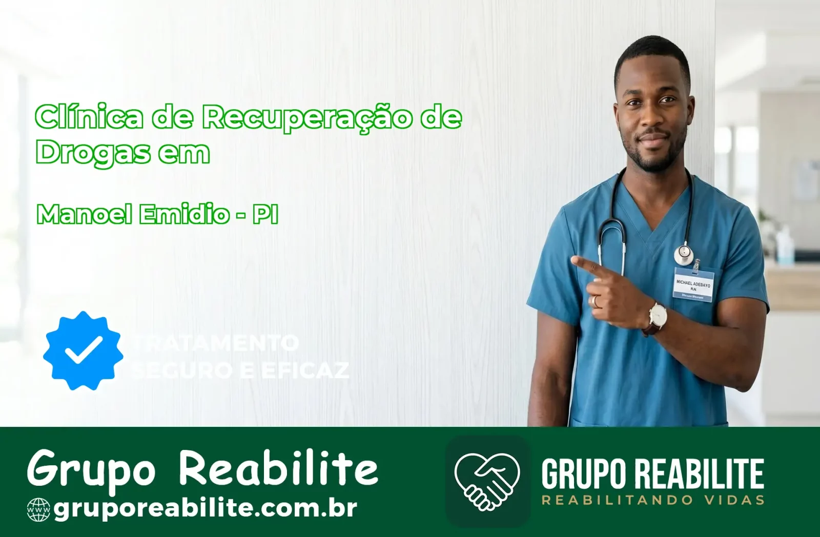 🚨 Clínica de Recuperação de Drogas em Manoel Emídio - PI