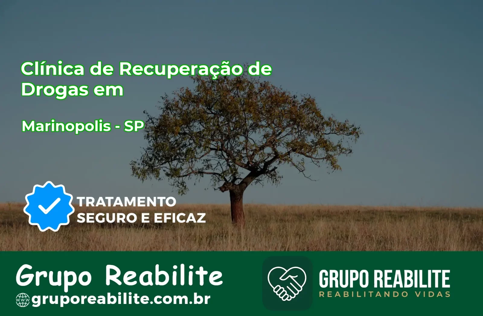 🚨 Clínica de Recuperação de Drogas em Marinópolis - SP