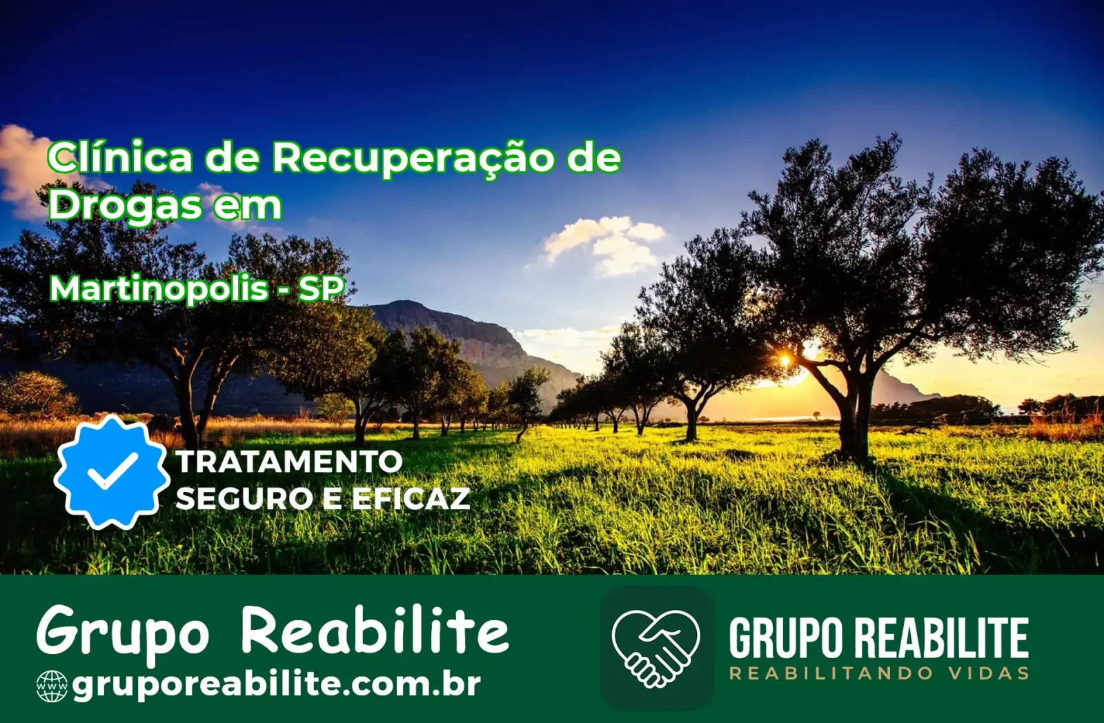🚨 Clínica de Recuperação de Drogas em Martinópolis - SP