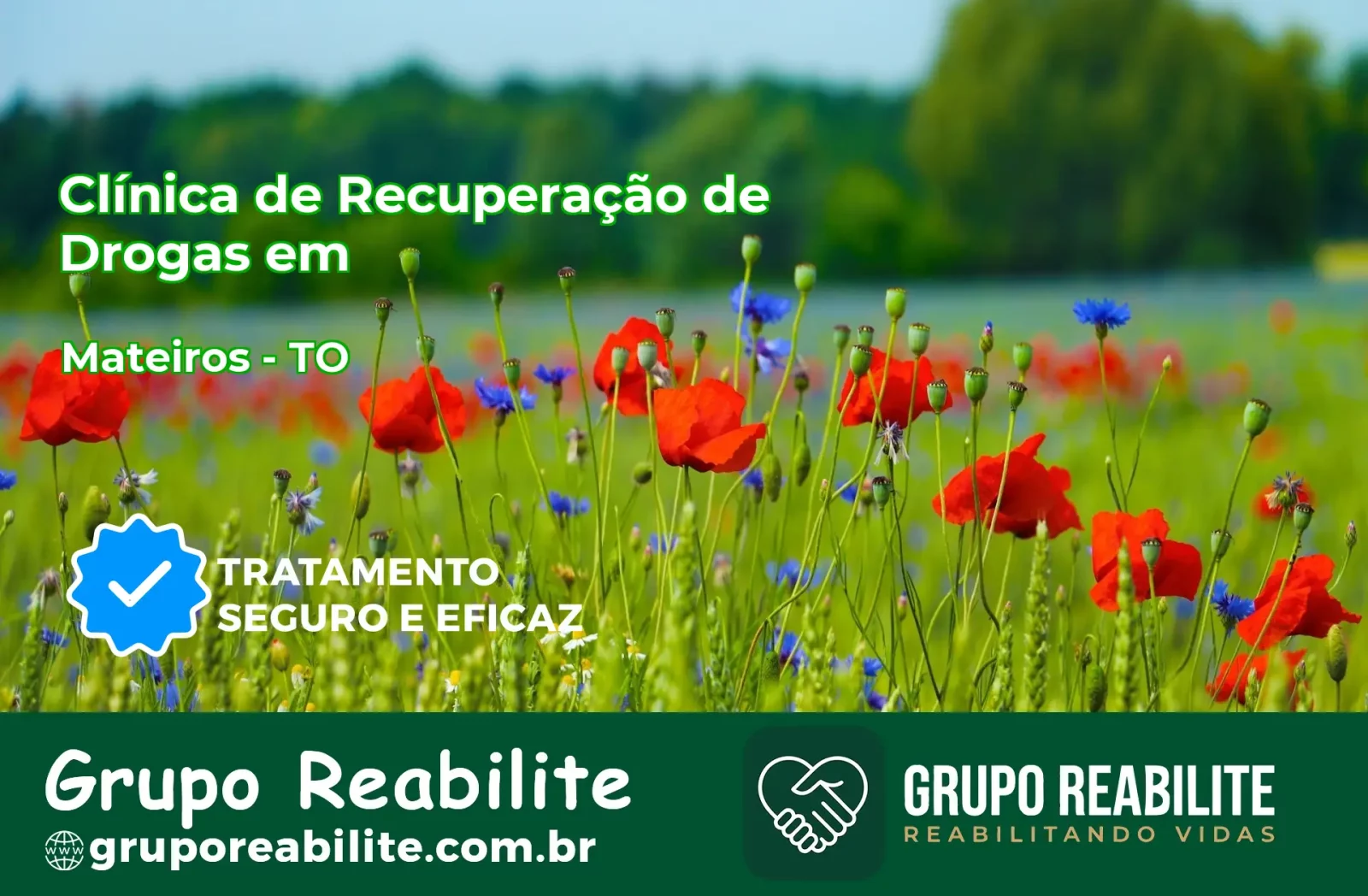 🚨 Clínica de Recuperação de Drogas em Mateiros - TO
