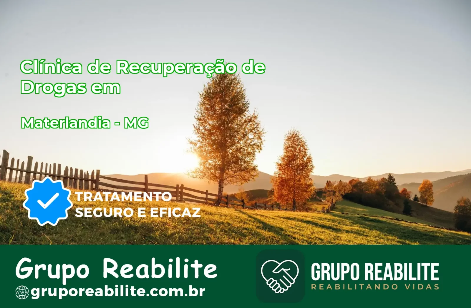 🚨 Clínica de Recuperação de Drogas em Materlândia - MG