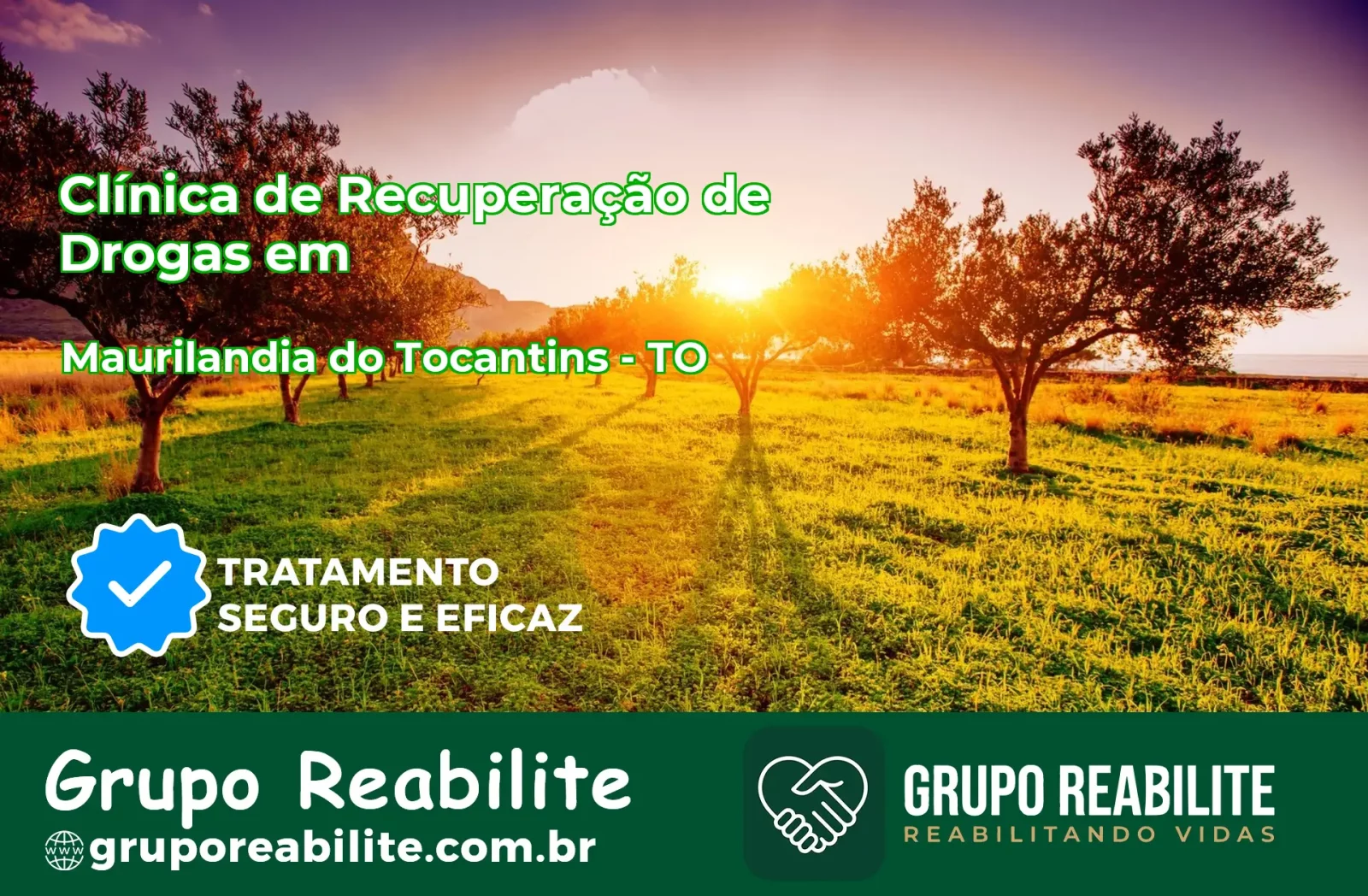 🚨 Clínica de Recuperação de Drogas em Maurilândia do Tocantins - TO