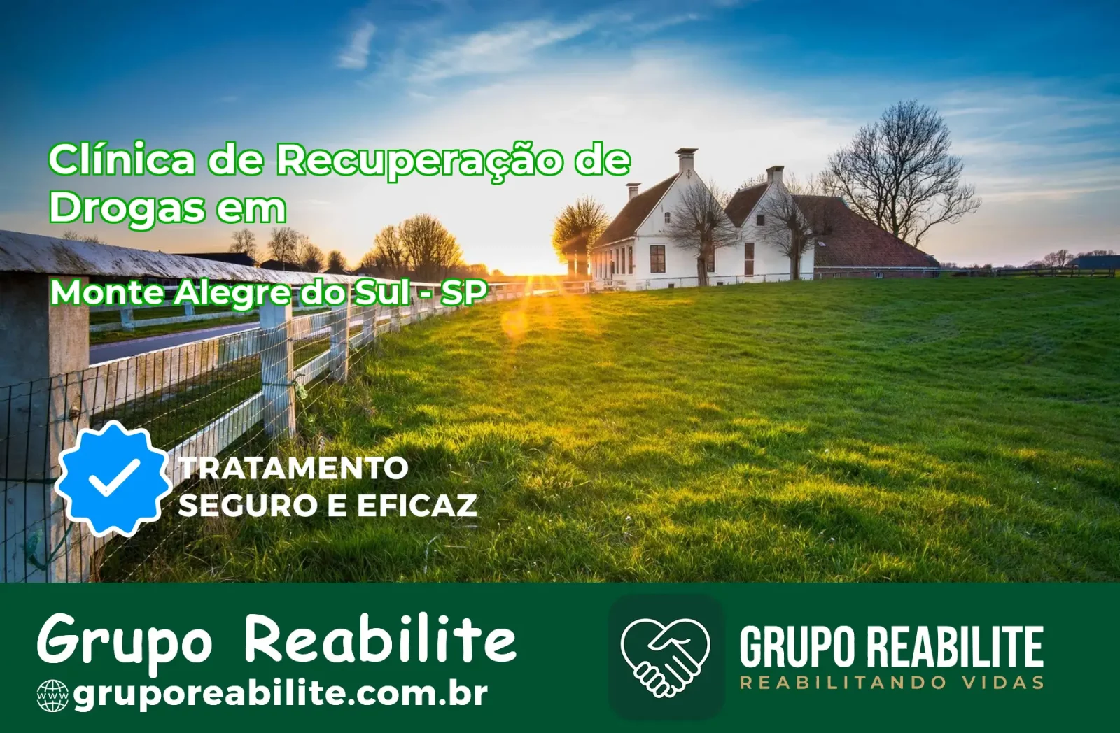 🚨 Clínica de Recuperação de Drogas em Monte Alegre do Sul - SP