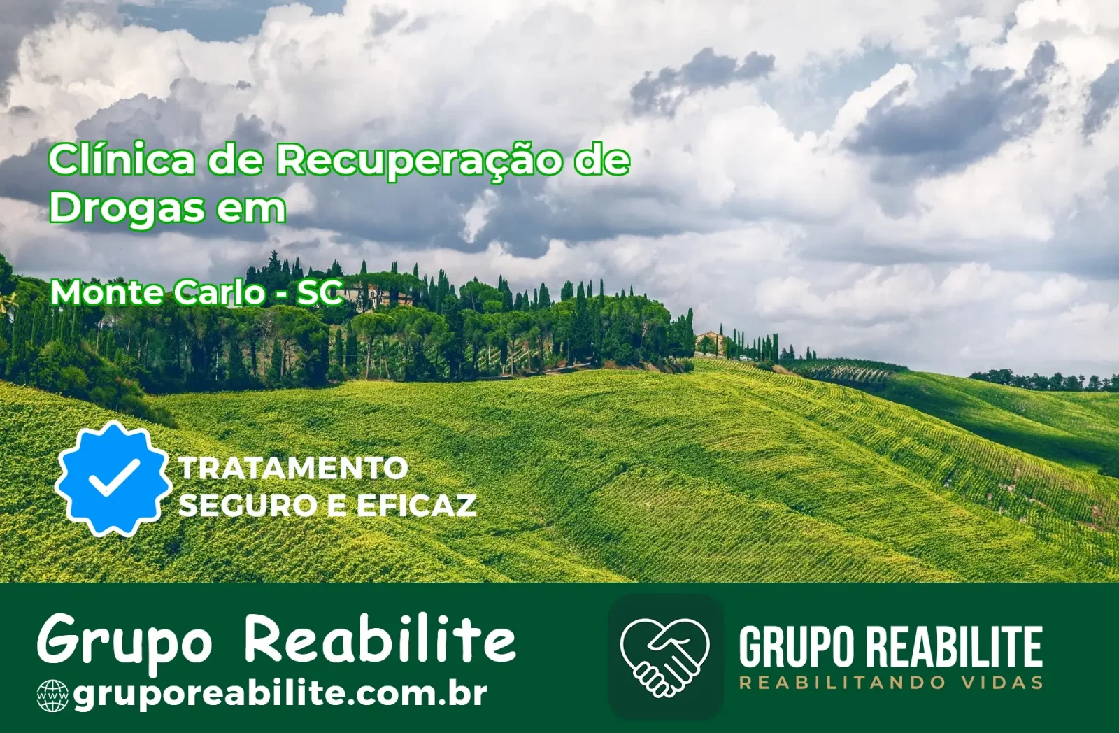 🚨 Clínica de Recuperação de Drogas em Monte Carlo - SC
