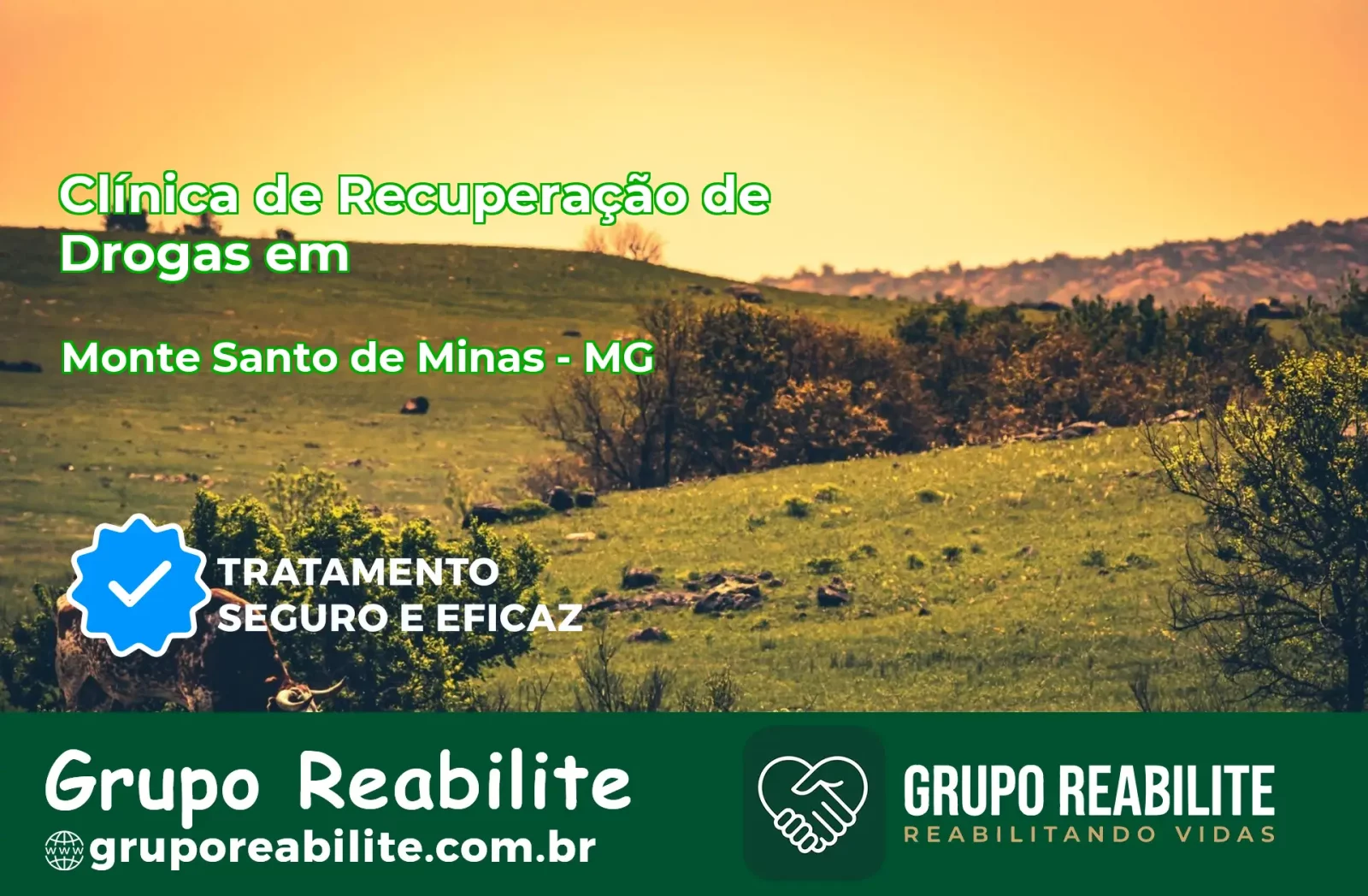 🚨 Clínica de Recuperação de Drogas em Monte Santo de Minas - MG