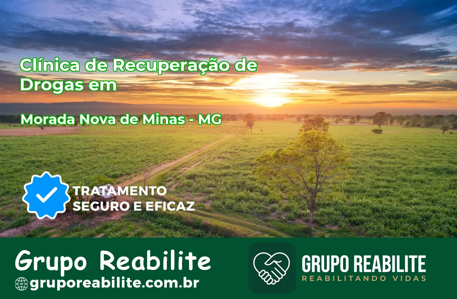 🚨 Clínica de Recuperação de Drogas em Morada Nova de Minas - MG
