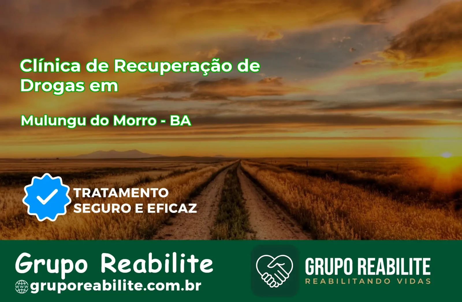🚨 Clínica de Recuperação de Drogas em Mulungu do Morro - BA