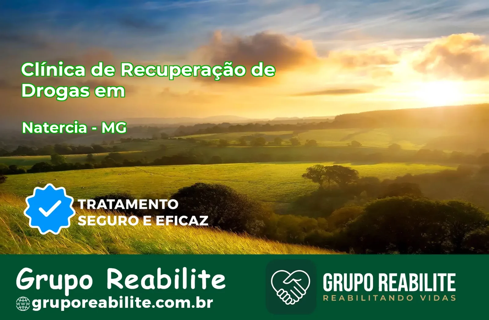 🚨 Clínica de Recuperação de Drogas em Natércia - MG