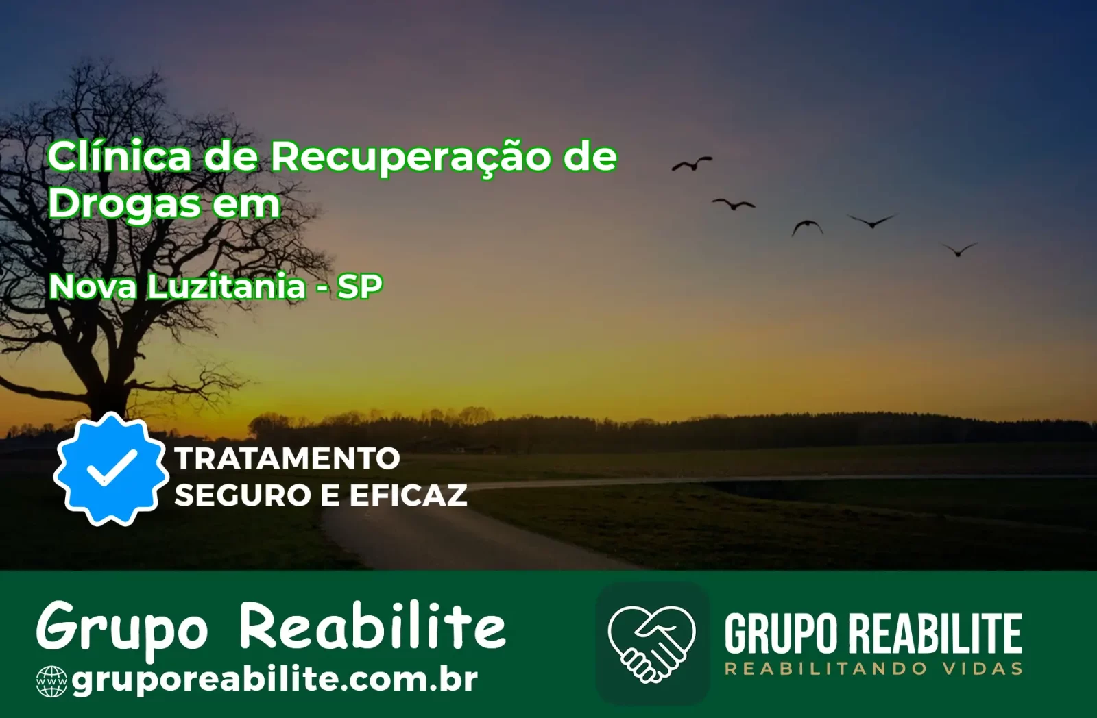 🚨 Clínica de Recuperação de Drogas em Nova Luzitânia - SP