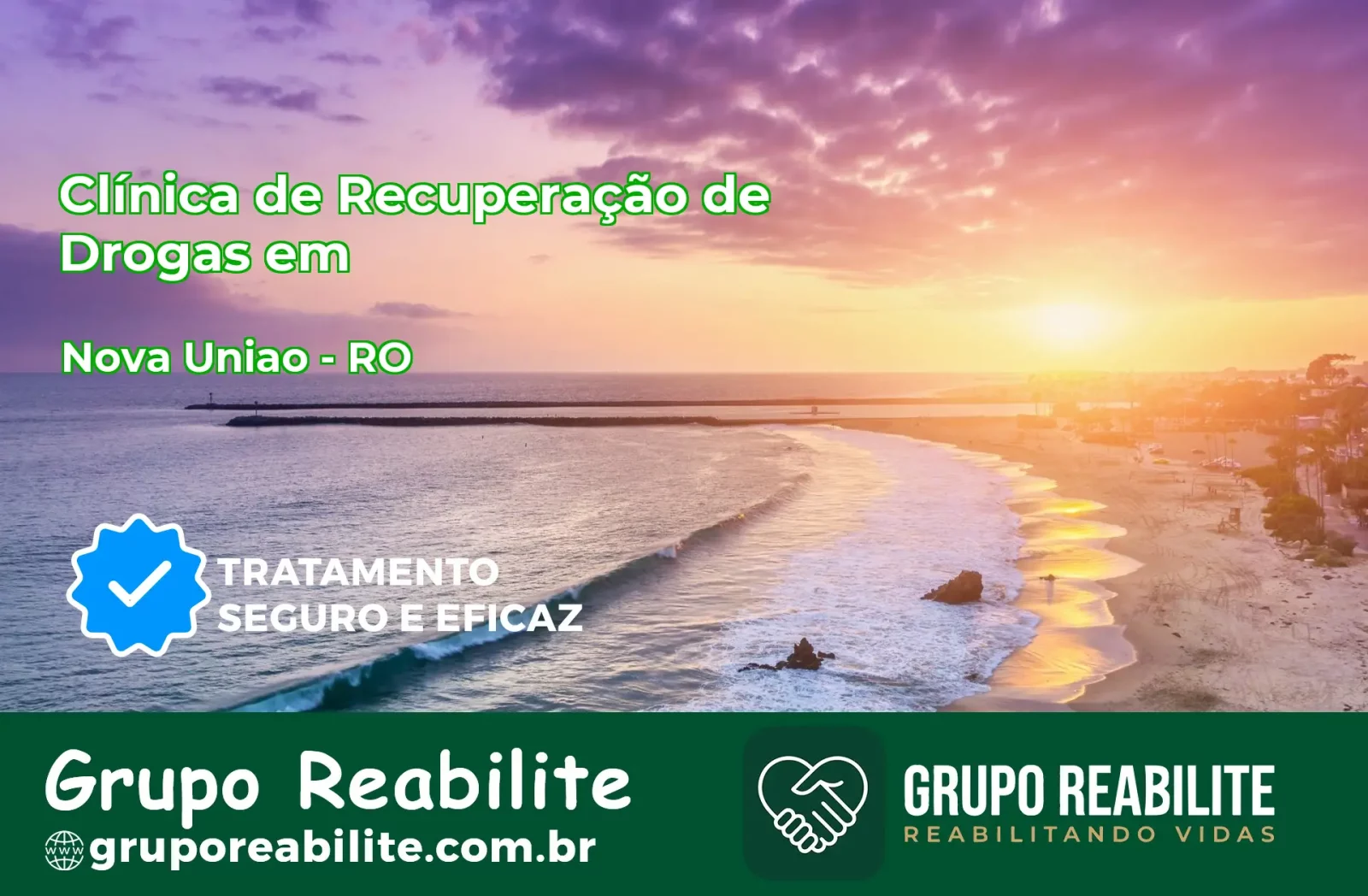 🚨 Clínica de Recuperação de Drogas em Nova União - RO
