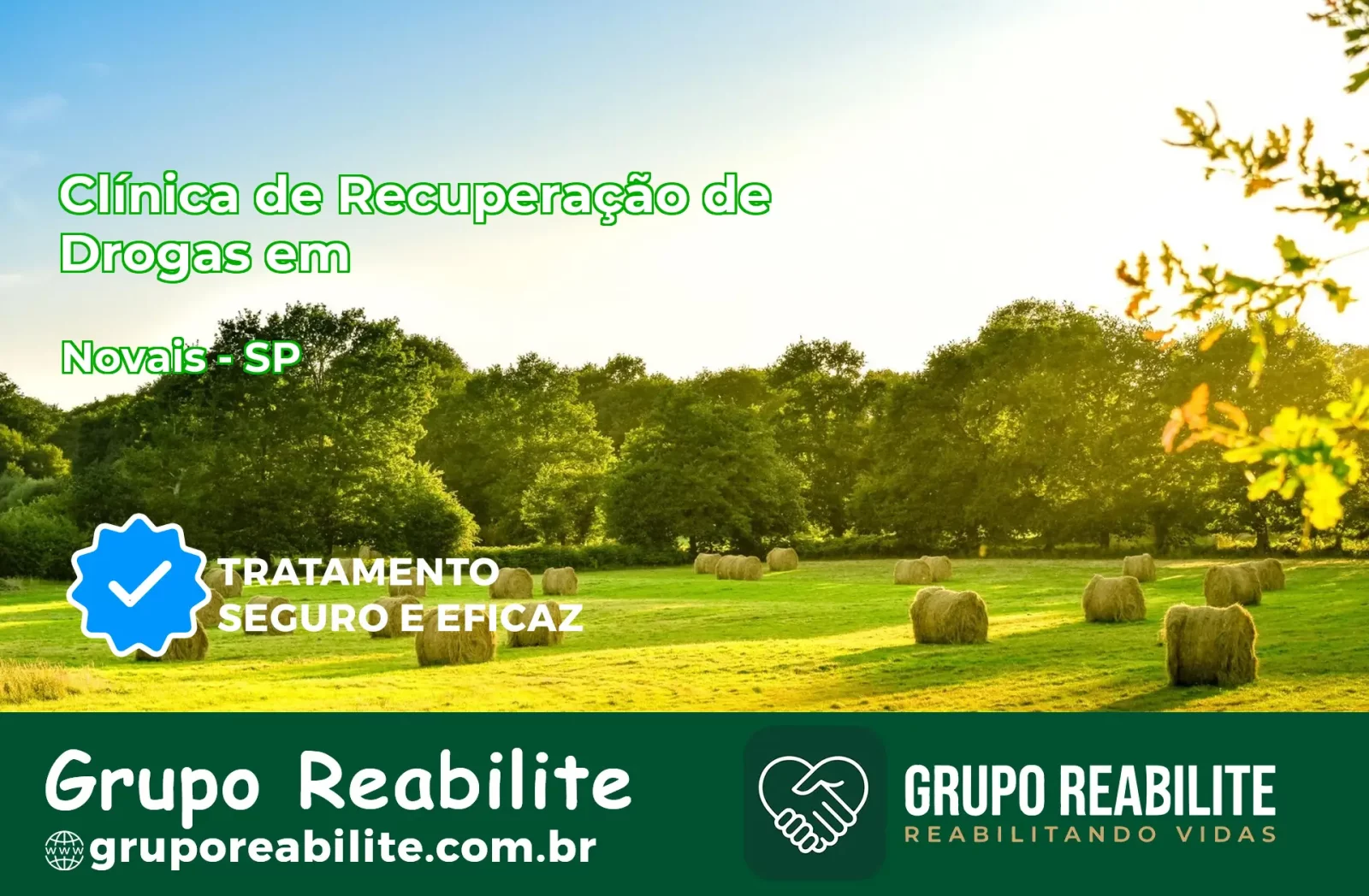 🚨 Clínica de Recuperação de Drogas em Novais - SP