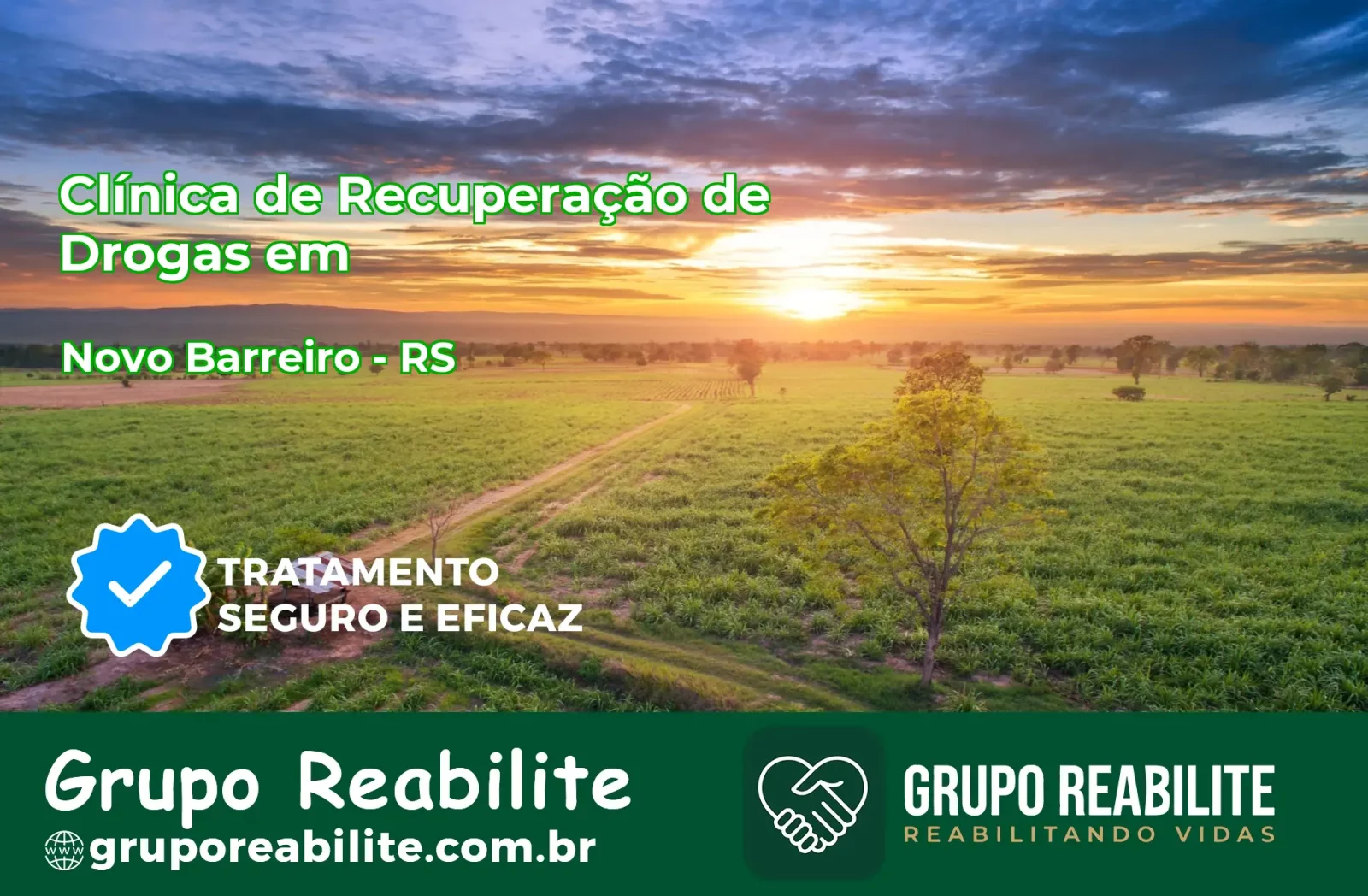 🚨 Clínica de Recuperação de Drogas em Novo Barreiro - RS