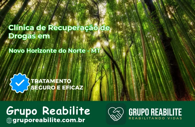 🚨 Clínica de Recuperação de Drogas em Novo Horizonte do Norte - MT