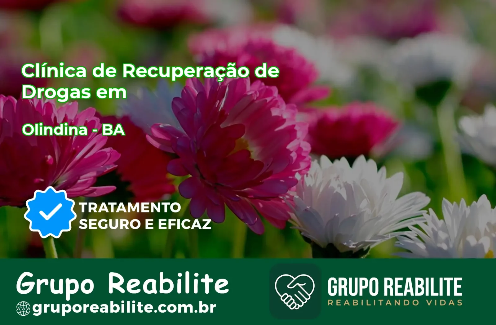 🚨 Clínica de Recuperação de Drogas em Olindina - BA