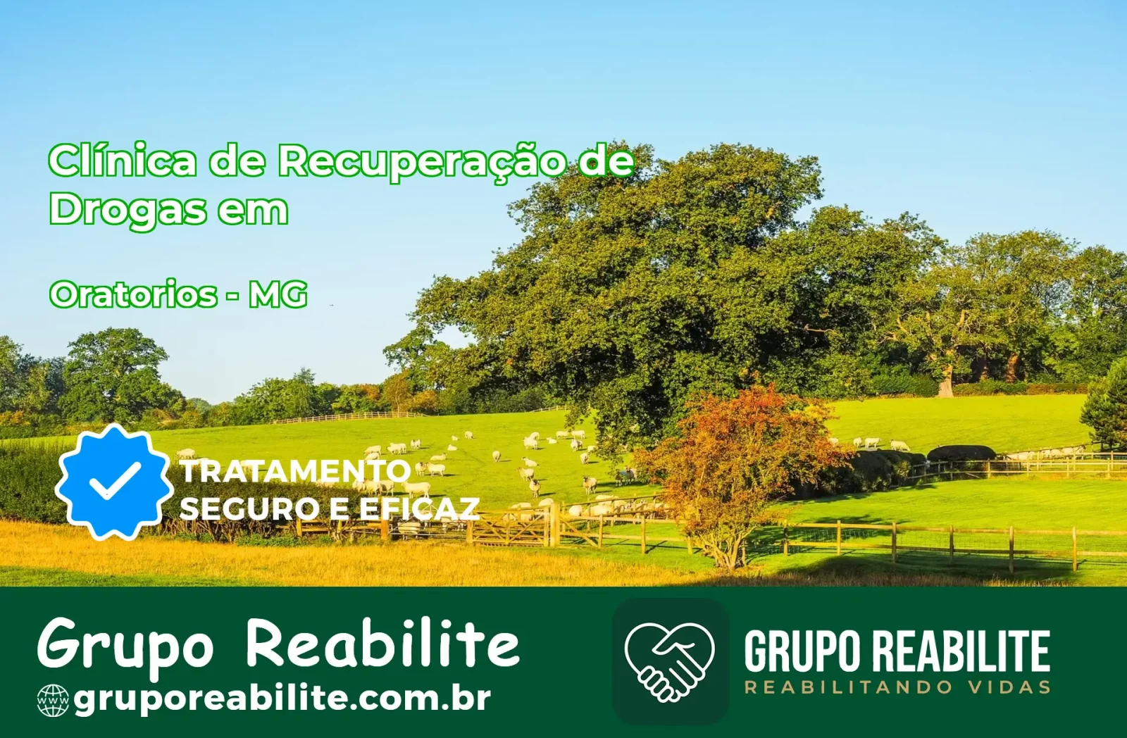 🚨 Clínica de Recuperação de Drogas em Oratórios - MG