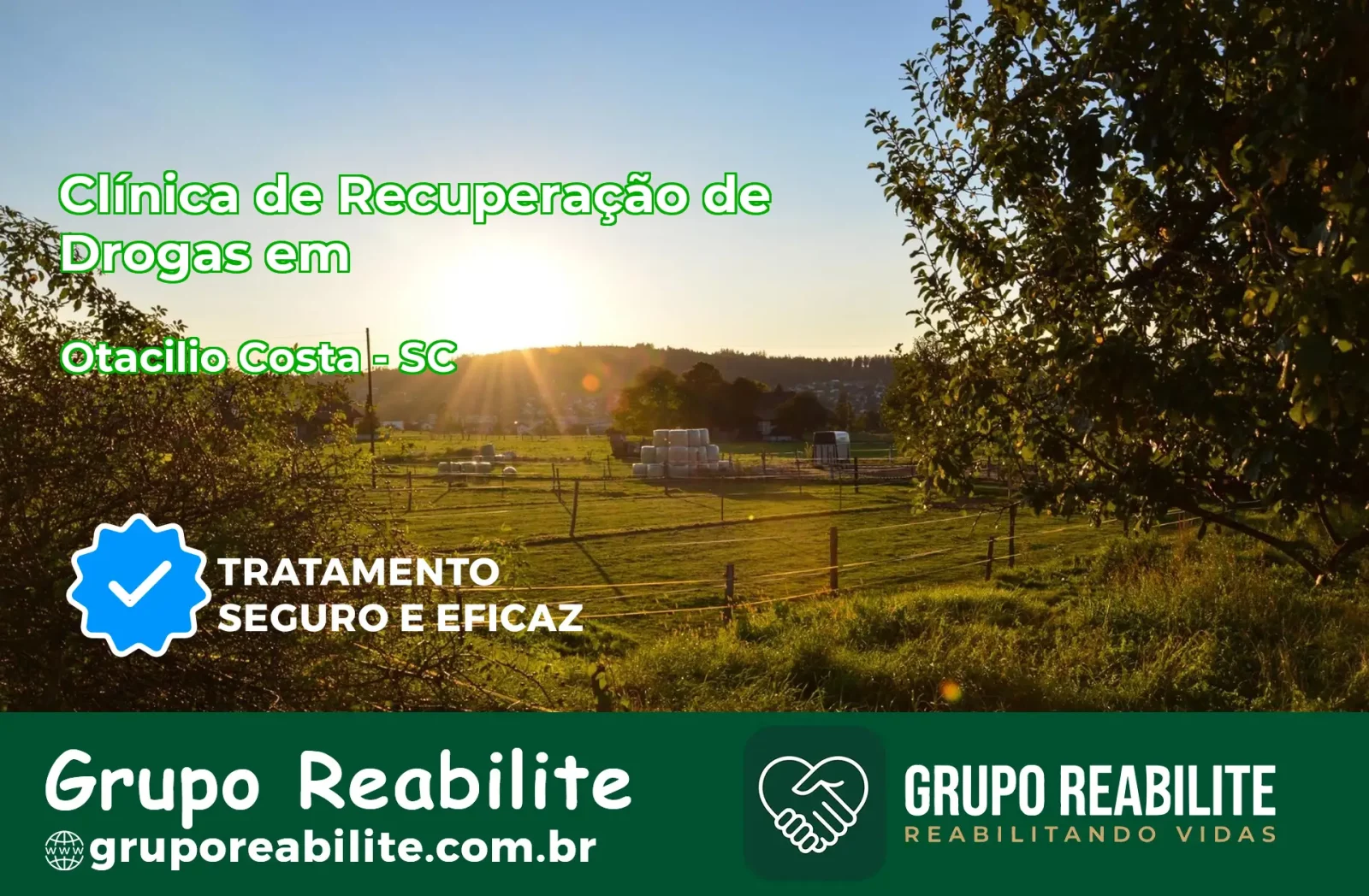🚨 Clínica de Recuperação de Drogas em Otacílio Costa - SC