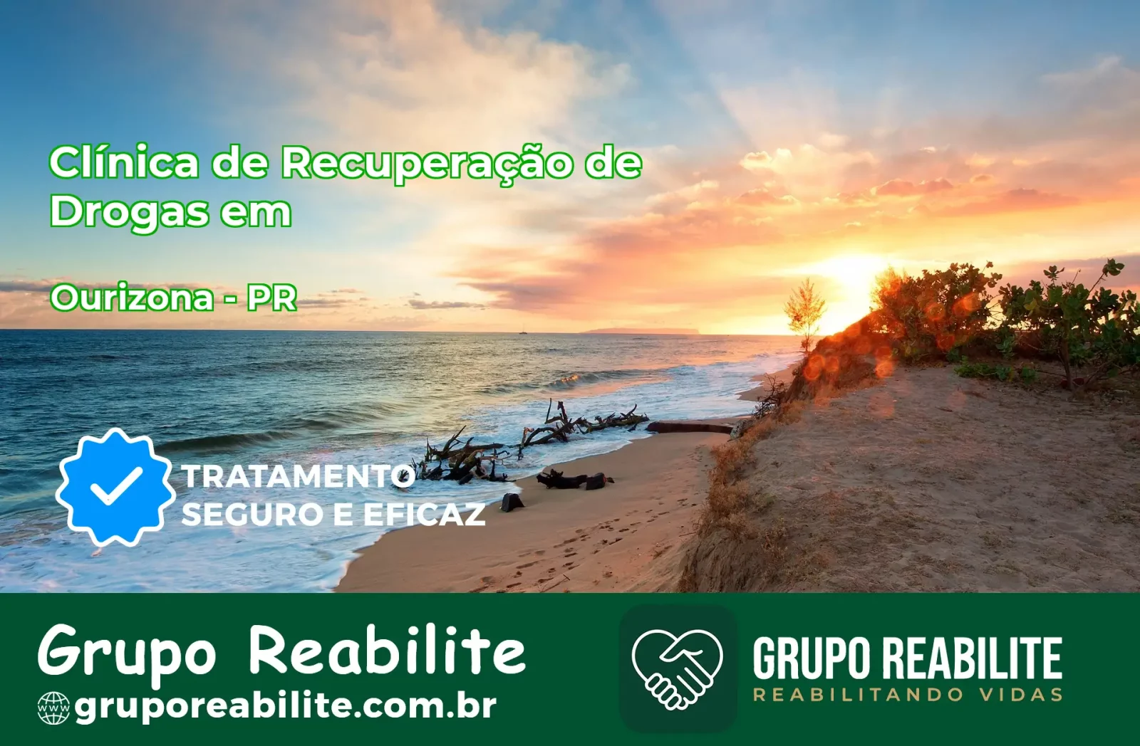 🚨 Clínica de Recuperação de Drogas em Ourizona - PR