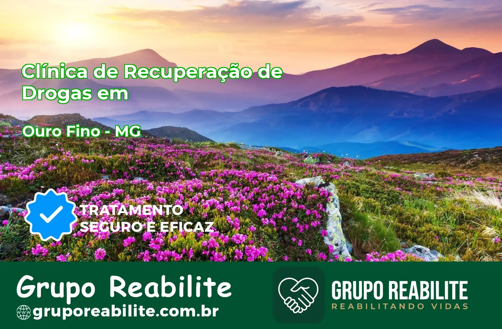 🚨 Clínica de Recuperação de Drogas em Ouro Fino - MG