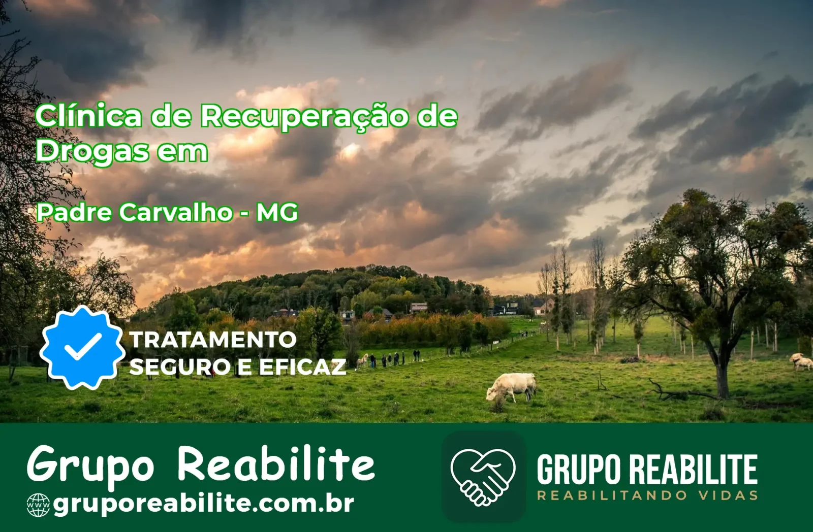 🚨 Clínica de Recuperação de Drogas em Padre Carvalho - MG