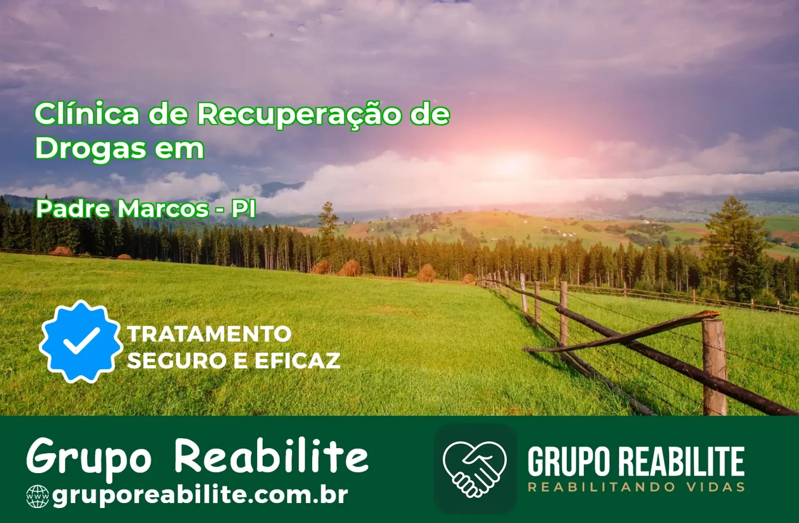 🚨 Clínica de Recuperação de Drogas em Padre Marcos - PI