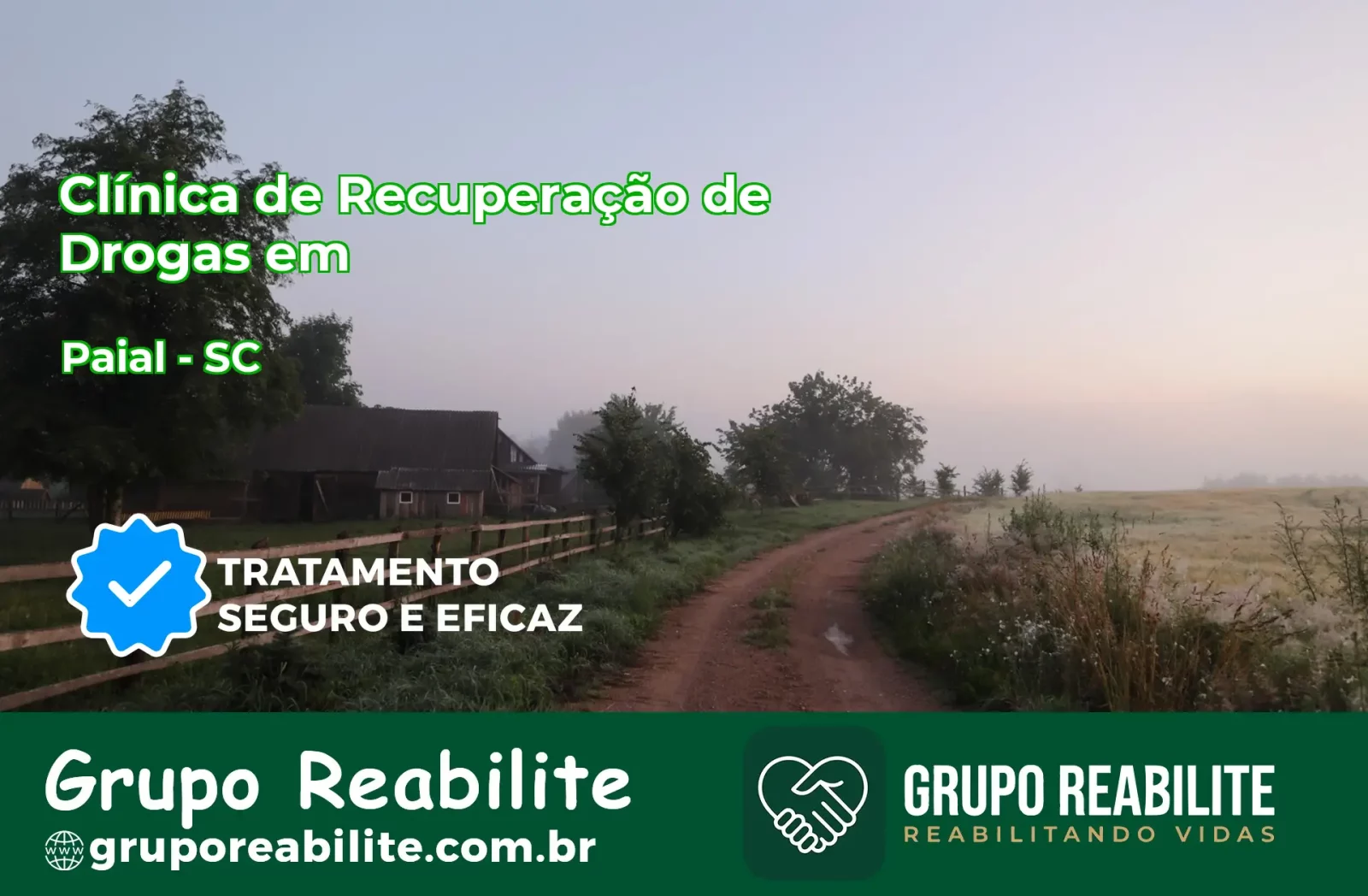 🚨 Clínica de Recuperação de Drogas em Paial - SC