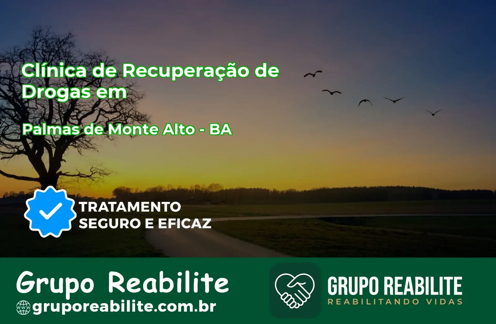 🚨 Clínica de Recuperação de Drogas em Palmas de Monte Alto - BA