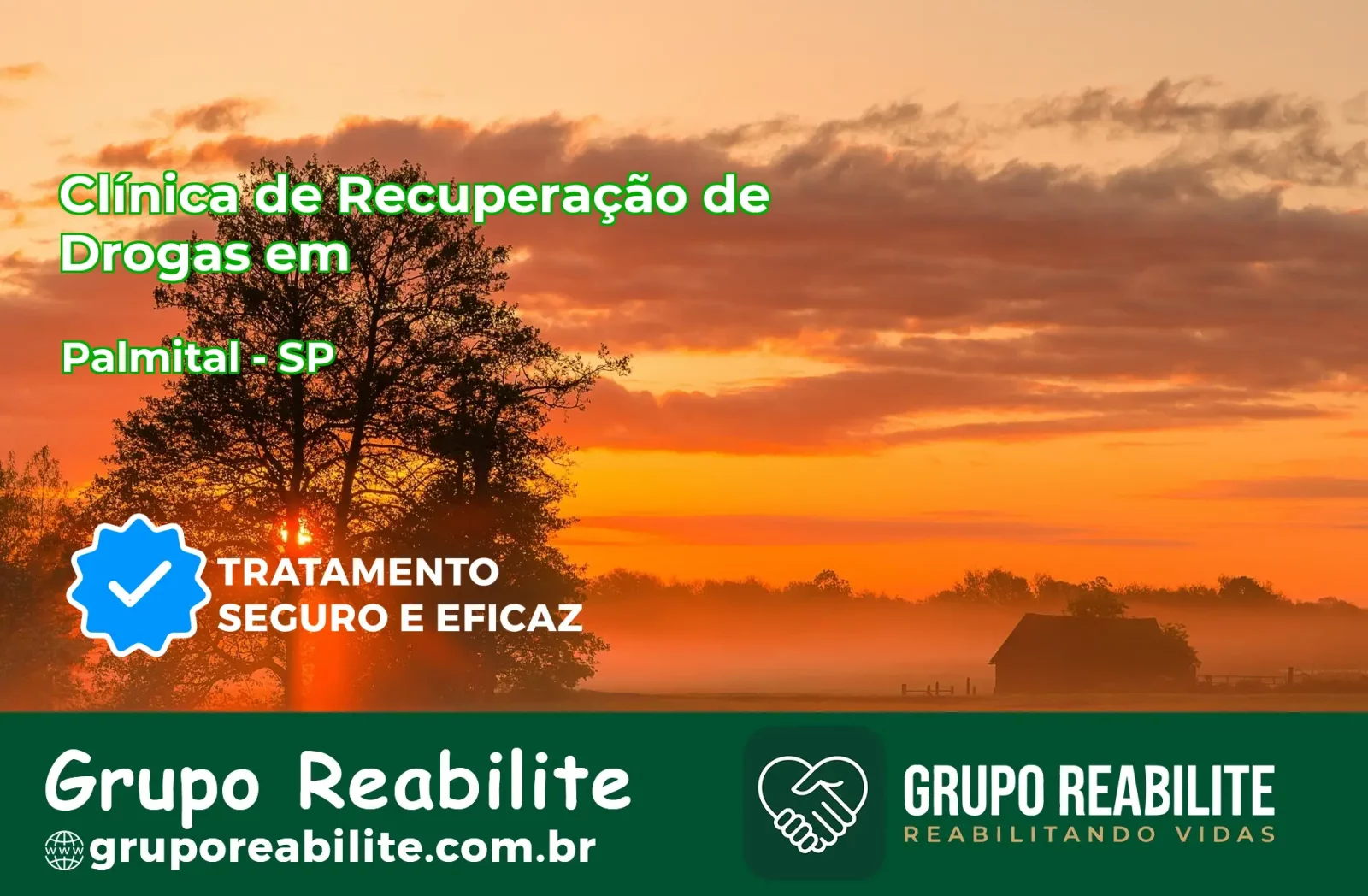🚨 Clínica de Recuperação de Drogas em Palmital - SP