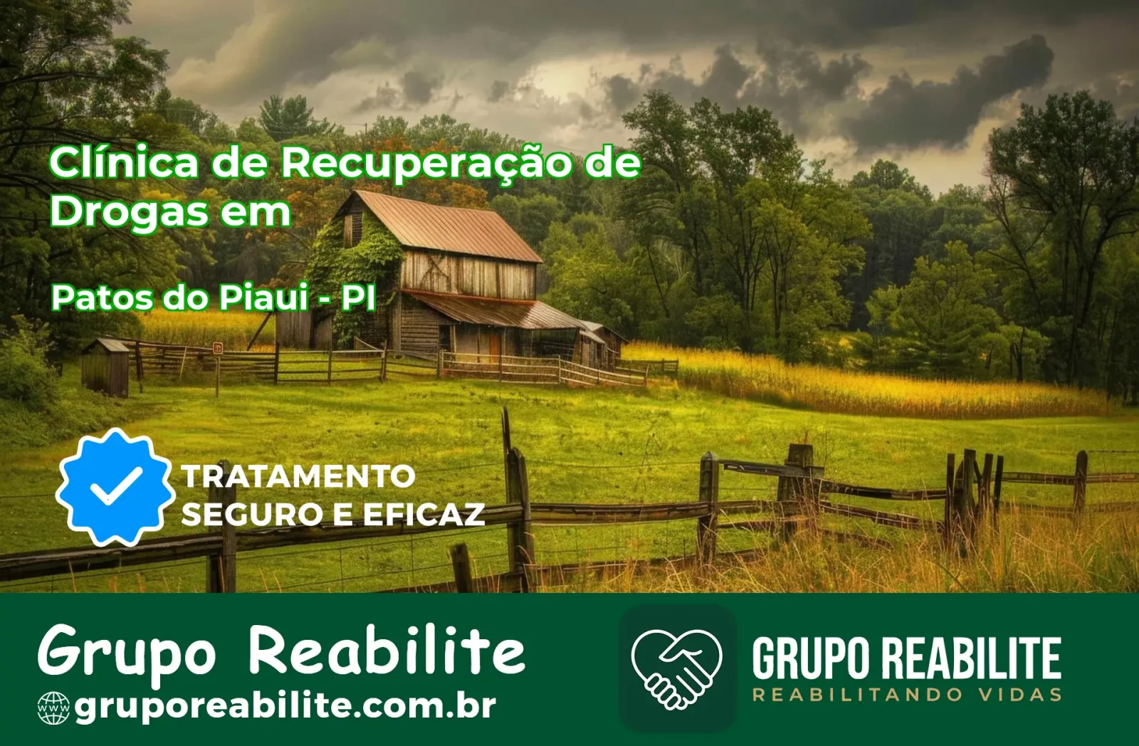 🚨 Clínica de Recuperação de Drogas em Patos do Piauí - PI