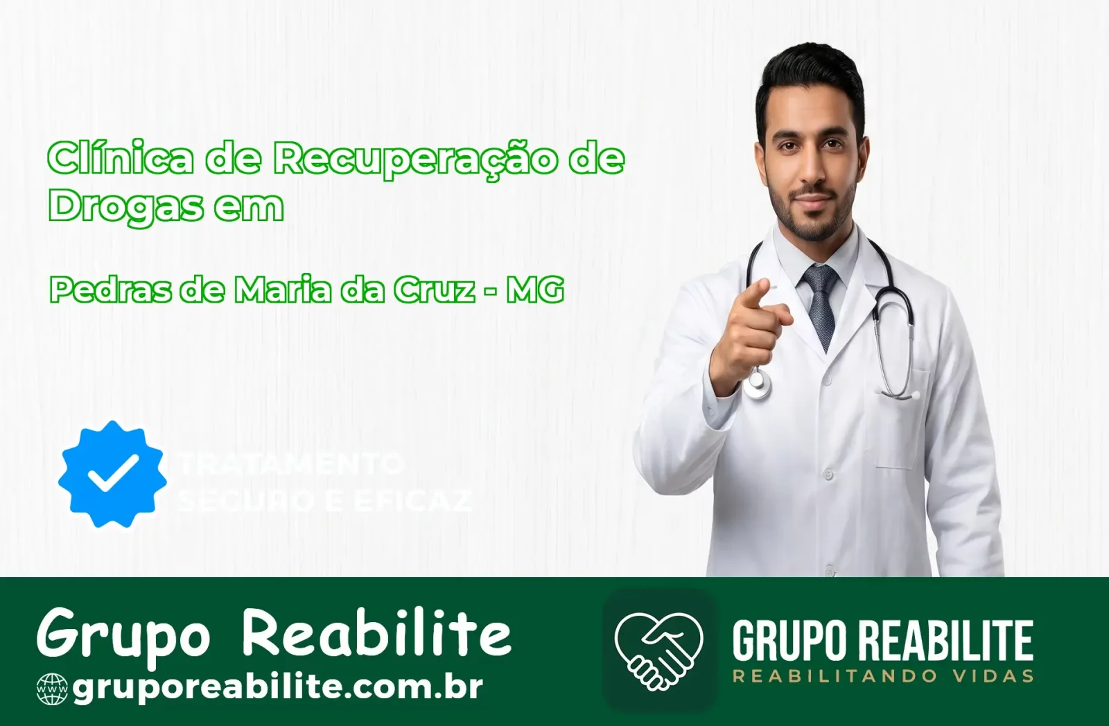 🚨 Clínica de Recuperação de Drogas em Pedras de Maria da Cruz - MG