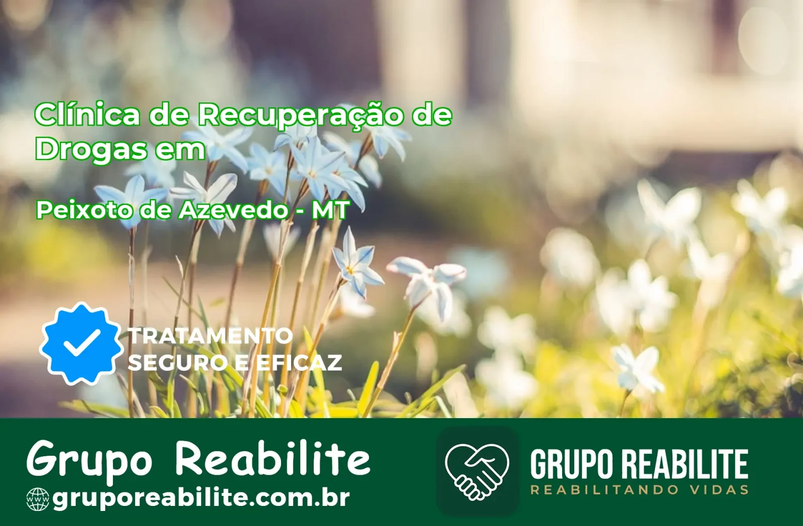 🚨 Clínica de Recuperação de Drogas em Peixoto de Azevedo - MT