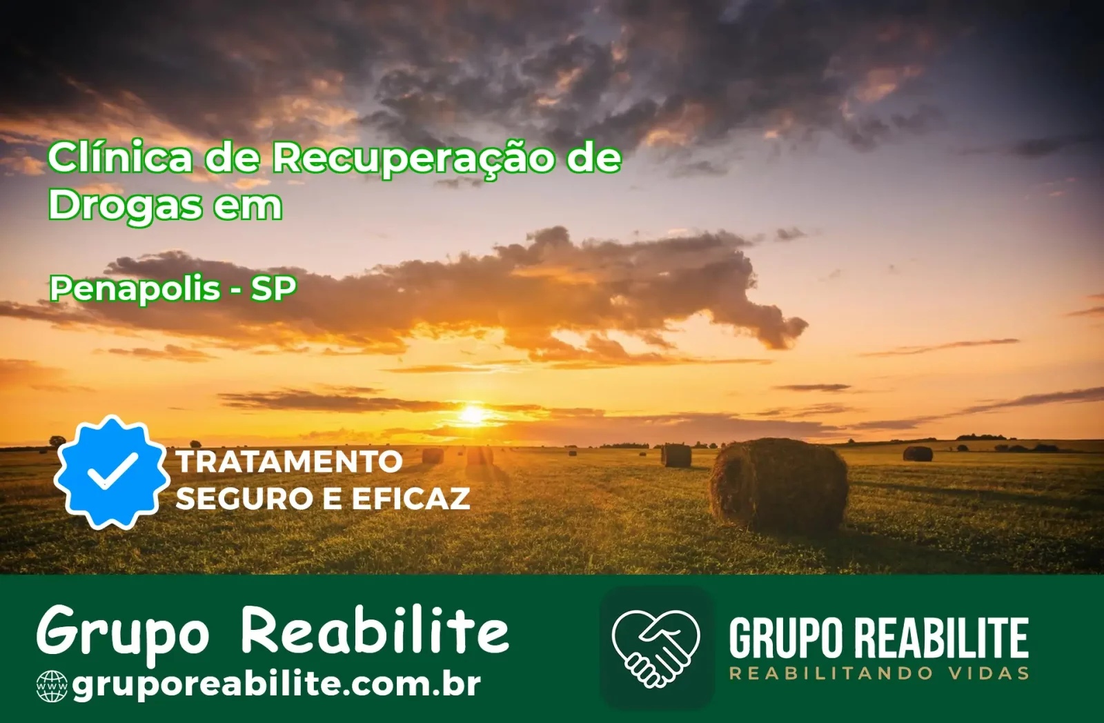 🚨 Clínica de Recuperação de Drogas em Penápolis - SP