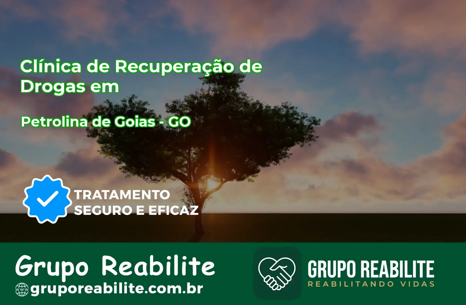 🚨 Clínica de Recuperação de Drogas em Petrolina de Goiás - GO