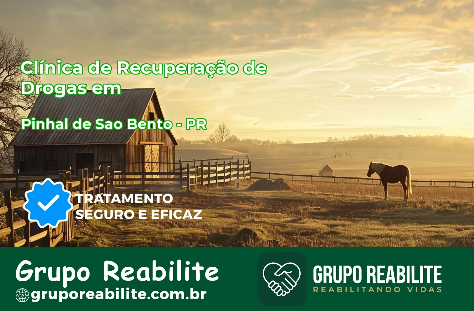 🚨 Clínica de Recuperação de Drogas em Pinhal de São Bento - PR