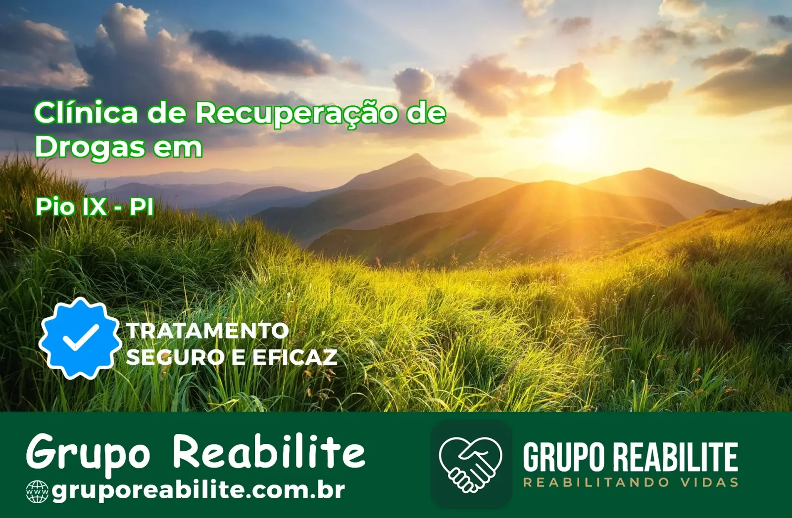 🚨 Clínica de Recuperação de Drogas em Pio IX - PI