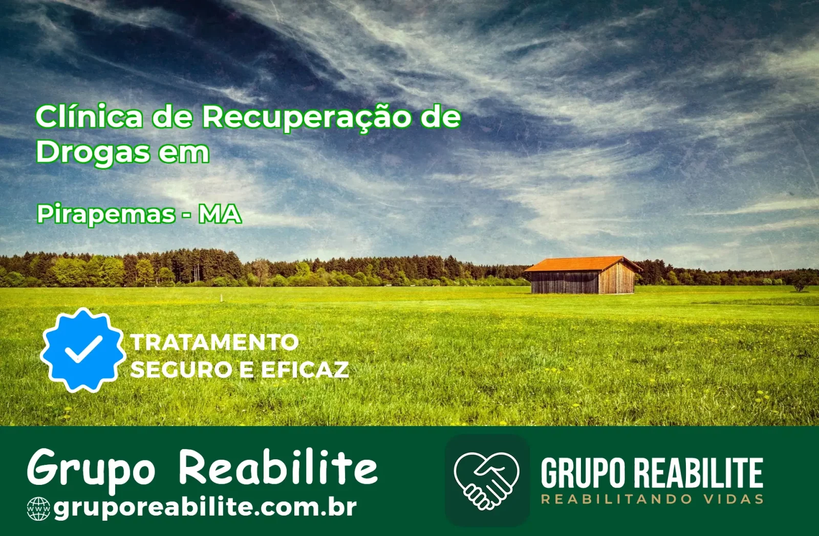 🚨 Clínica de Recuperação de Drogas em Pirapemas - MA