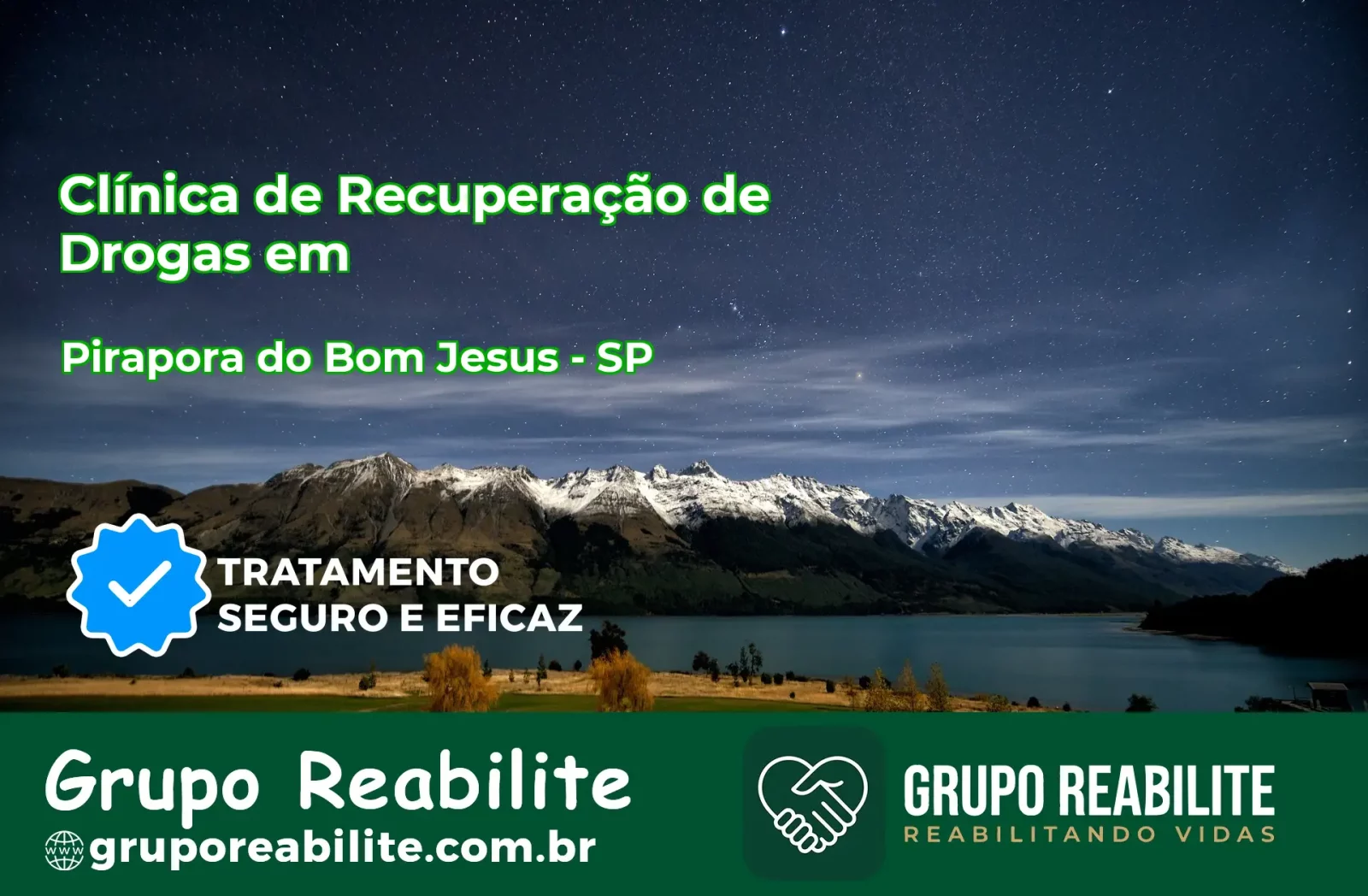 🚨 Clínica de Recuperação de Drogas em Pirapora do Bom Jesus - SP