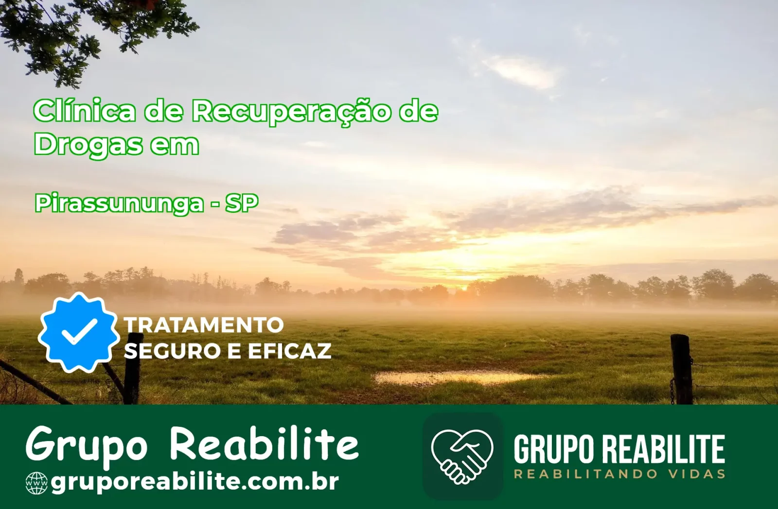 🚨 Clínica de Recuperação de Drogas em Pirassununga - SP