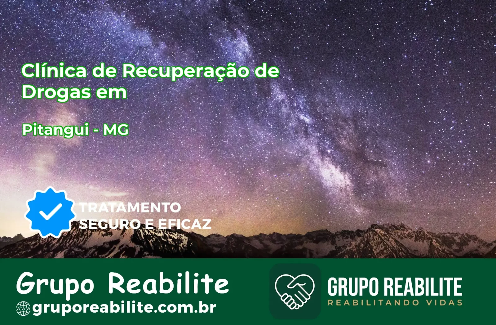 🚨 Clínica de Recuperação de Drogas em Pitangui - MG